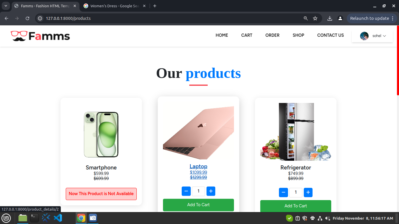 E-commerce Website Screenshot 2